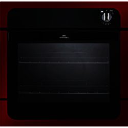 New World NW601G Single Gas Oven in Metallic Red